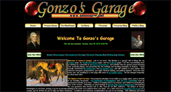 Desktop Screenshot of gonzosgarage.net