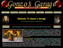 Tablet Screenshot of gonzosgarage.net